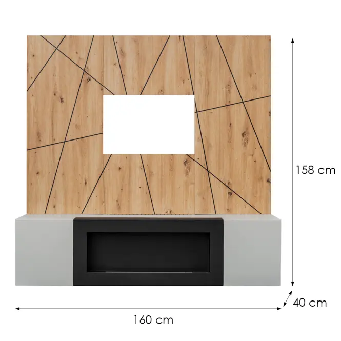 Obývacia stena Xari Pgas Xr G2-K Perla Gray/Artisan