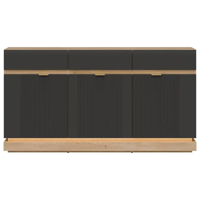 Komoda Milton ML03 dub crem torro antracit