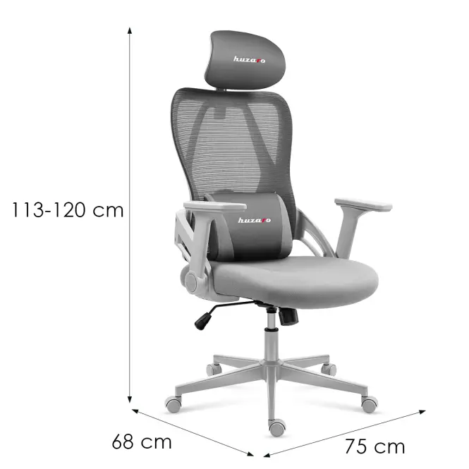 Kreslo Pre Hráča Huzaro Combat 2.7 Grey