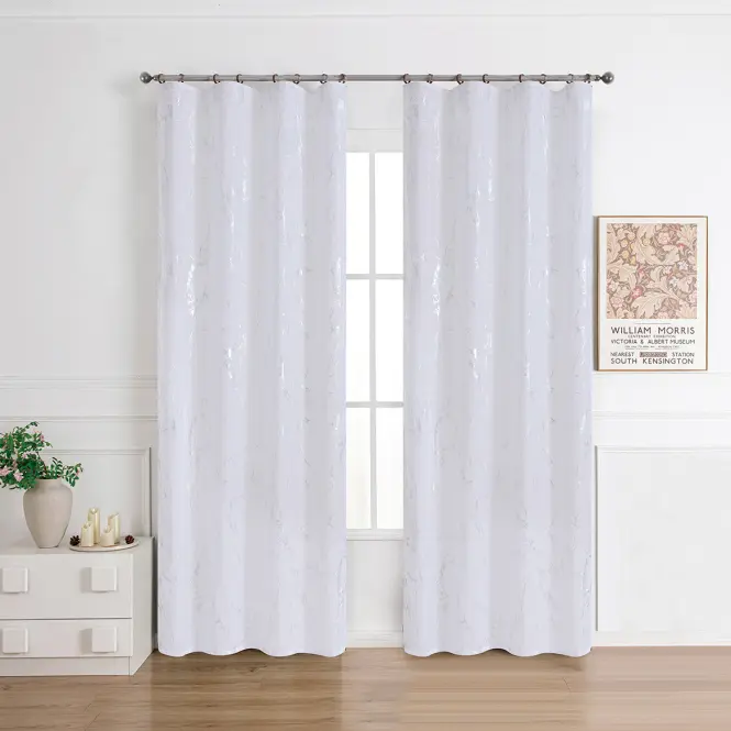 Záclona na páske Lena silver RP499 140x245 cm