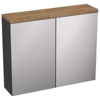 KÚPEĽŇOVÁ ZRKADLOVÁ SKRINKA 80 OVO LAVA MAT