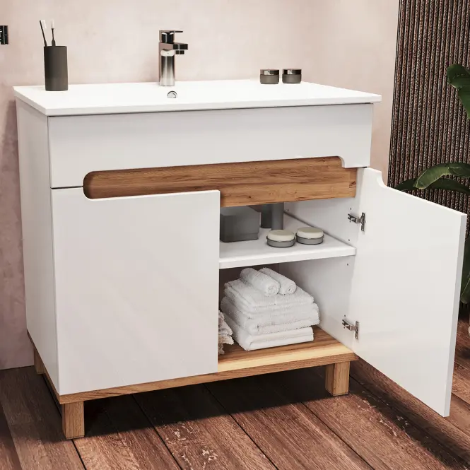 Kúpeľňová skrinka OVO biela 60