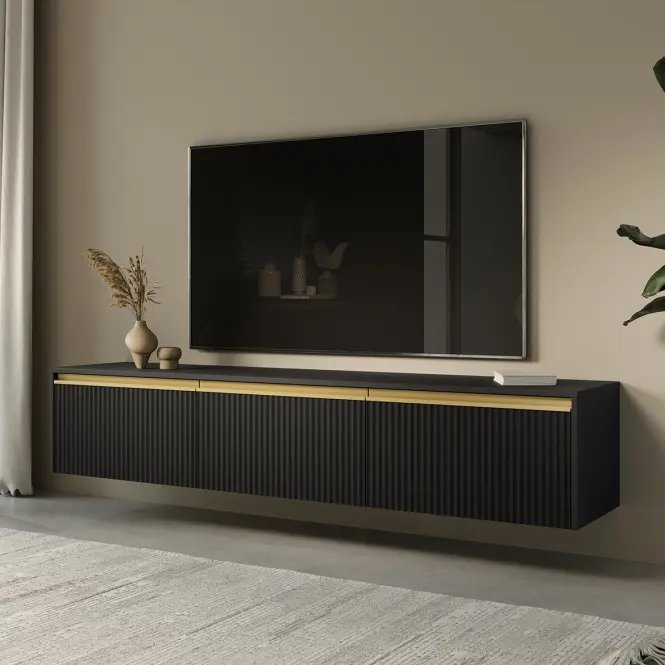 TV stolík Royal 180 Čierna