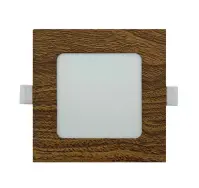 Svietidlo BC TR-149S 6W LED 4200K square drevo