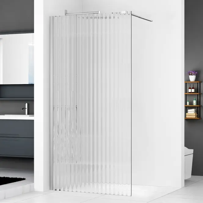 Sprchová Stena Walk-In Fly 120x190 chróm