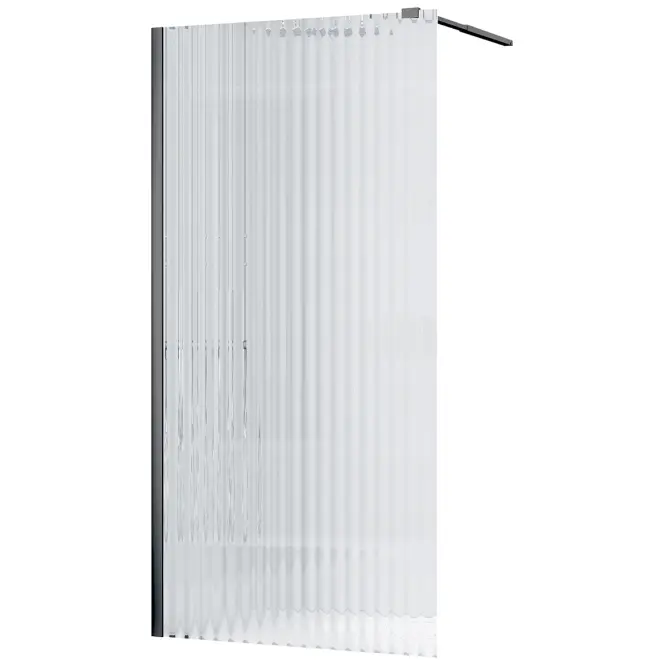 Sprchová Stena Walk-In Fly 100x190 black