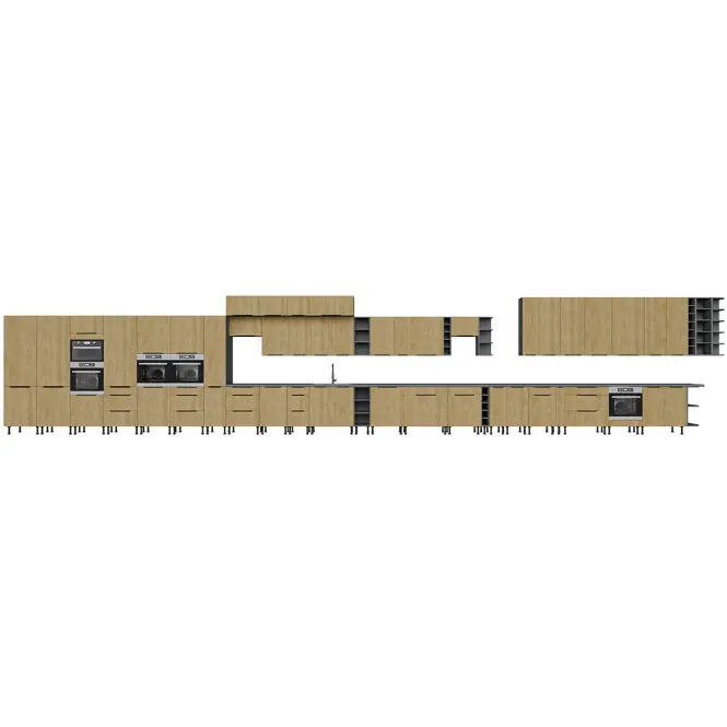 Kuchynská skrinka Cremona Ant 60d 3s Bb