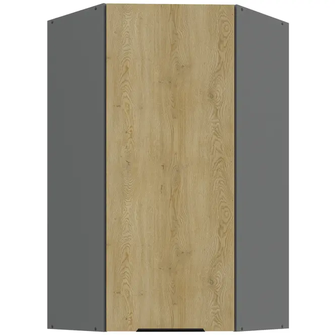 Kuchynská skrinka Cremona Ant 60x60 Gn-108 1f (45°)