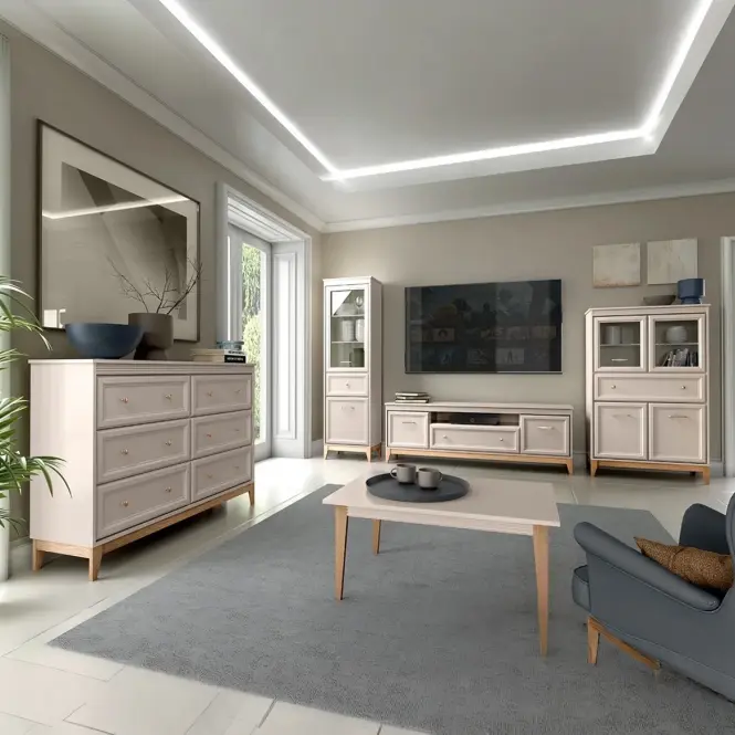 Skriňa Windsor 15W kašmír/prírodný dub