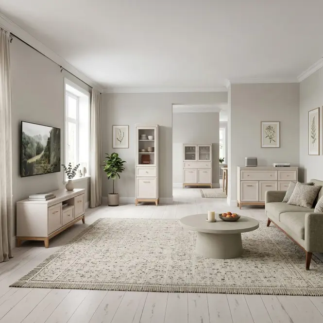 Skriňa Windsor 15W kašmír/prírodný dub
