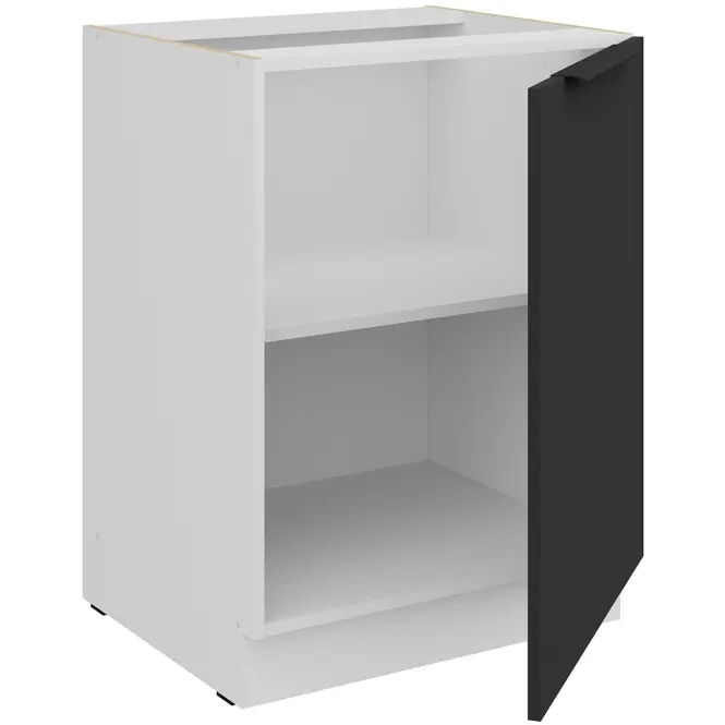 Kuchynská skrinka Aria-Bl/Wh Anti Fingerprint 60d 1f Bb