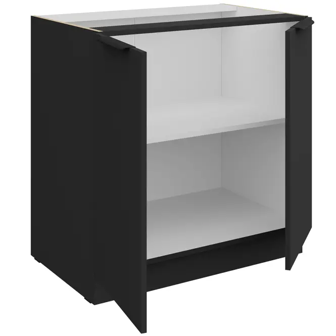 Kuchynská skrinka Aria-Bl/Bl Anti Fingerprint 80d 2f Bb