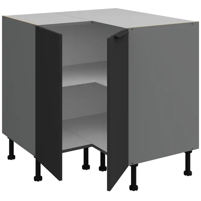 Kuchynská skrinka Aria-Bl/Ant Anti Fingerprint 90x90 Dn 2f Bb