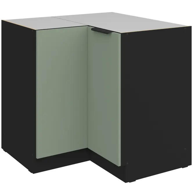 Kuchynská skrinka Aria-Sa/Bl Anti Fingerprint 90x90 Dn 2f Bb