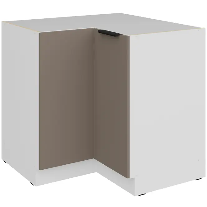 Kuchynská skrinka Aria-Ta/Wh Anti Fingerprint 90x90 Dn 2f Bb