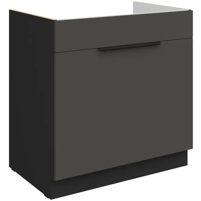 Kuchynská skrinka Aria-Gr/Bl Anti Fingerprint 80zl 1s Bb
