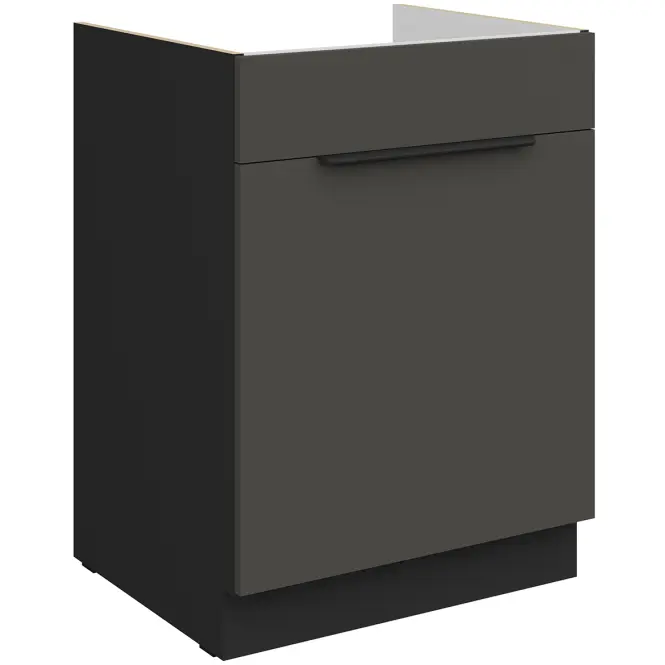 Kuchynská skrinka Aria-Gr/Bl Anti Fingerprint 60zl 1s Bb