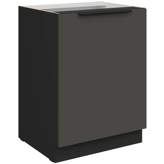 Kuchynská skrinka Aria-Gr/Bl Anti Fingerprint 60d 1f Bb