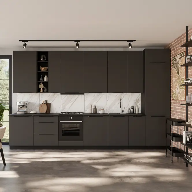 Kuchynská skrinka Aria-Gr/Bl Anti Fingerprint 60dg Bb