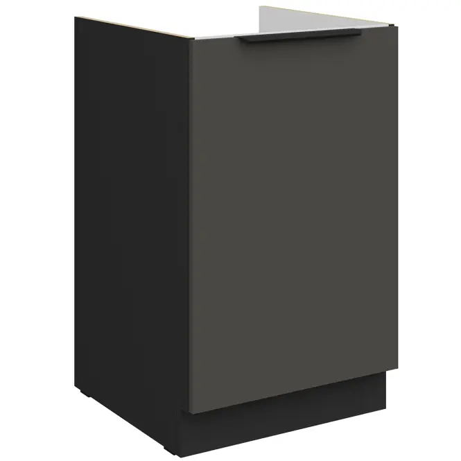 Kuchynská skrinka Aria-Gr/Bl Anti Fingerprint 50zl 1f Bb