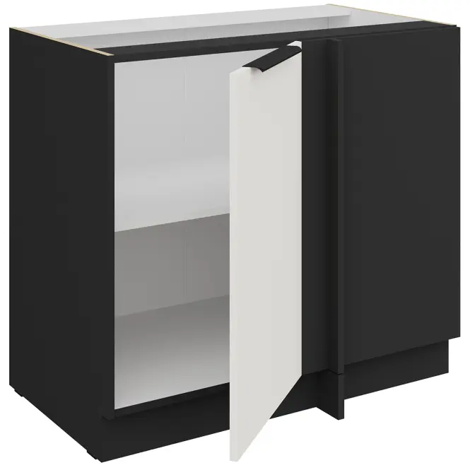 Kuchynská skrinka Aria-Wh/Bl Anti Fingerprint 105 Nd 1f Bb
