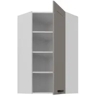 Skrinka do kuchyne Luna claygrey/biely 60x60 GN-108 1F (45°)