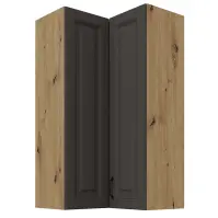 Skrinka do kuchyne Stilo grafit matná/artisan 60x60 GN-108 2F (90°)