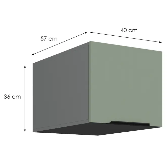 Kuchynská skrinka Aria-Sa/Ant Anti Fingerprint 40 Nagu-36 1f