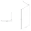Sprchová stena Walk-In Zum 90x195 black,5