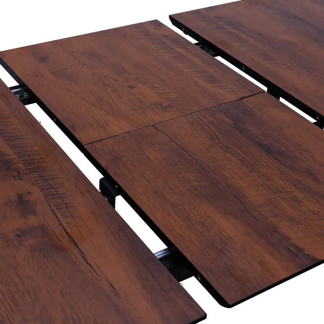Rozkladací Stôl Remy 120/160x80 12526 Dub 8078-75/Čierna,9