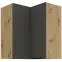 Kuchynská skrinka Aria-Gr/Ar Anti Fingerprint 60x60 Gn-72 2f (90°)