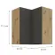 Kuchynská skrinka Aria-Gr/Ar Anti Fingerprint 60x60 Gn-72 2f (90°),2