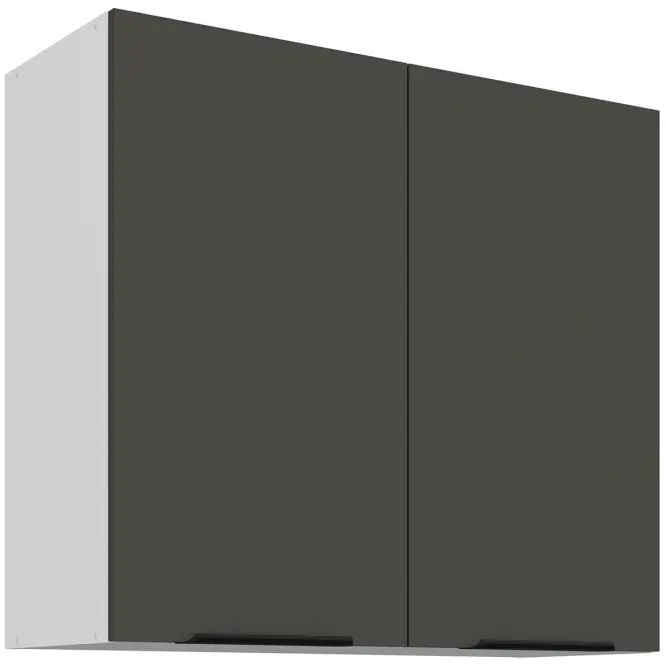 Kuchynská skrinka Aria-Gr/Wh Anti Fingerprint 80g-72 2f