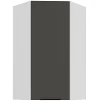 Kuchynská skrinka Aria-Gr/Wh Anti Fingerprint 60x60 Gn-108 1f (45°)