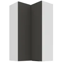 Kuchynská skrinka Aria-Gr/Wh Anti Fingerprint 60x60 Gn-108 2f (90°)