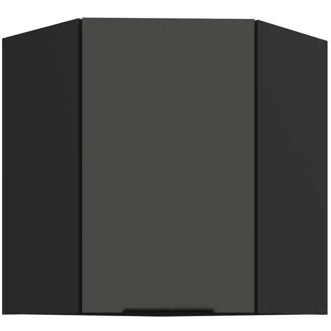 Kuchynská skrinka Aria-Gr/Bl Anti Fingerprint 60x60 Gn-72 1f (45°)