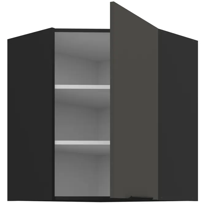 Kuchynská skrinka Aria-Gr/Bl Anti Fingerprint 60x60 Gn-72 1f (45°)
