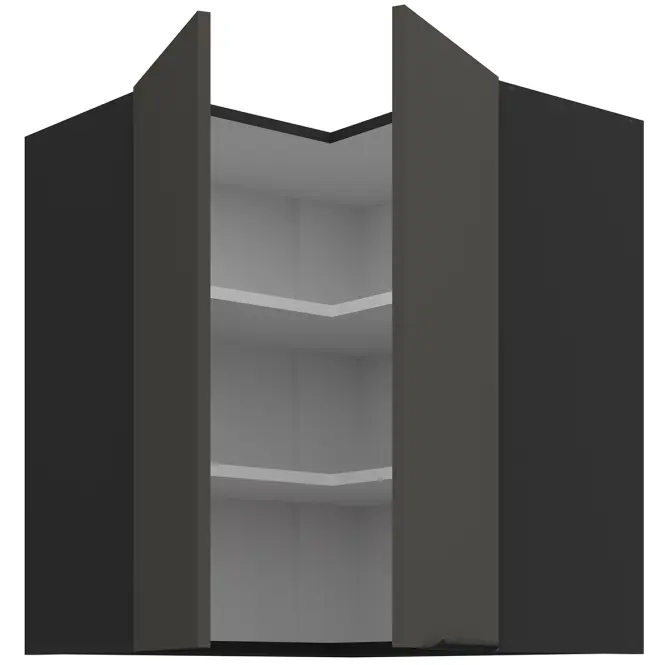 Kuchynská skrinka Aria-Gr/Bl Anti Fingerprint 60x60 Gn-72 2f (90°)