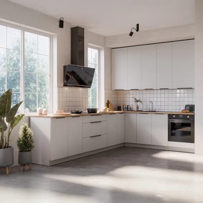 Kuchynská skrinka Aria-Wh/Wh Anti Fingerprint 50g-108 1f