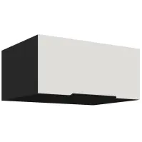 Kuchynská skrinka Aria-Wh/Bl Anti Fingerprint 80 Nagu-36 1f