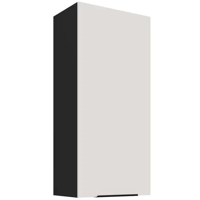 Kuchynská skrinka Aria-Wh/Bl Anti Fingerprint 50g-108 1f