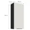 Kuchynská skrinka Aria-Wh/Bl Anti Fingerprint 50g-108 1f,2