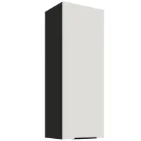 Kuchynská skrinka Aria-Wh/Bl Anti Fingerprint 40g-108 1f