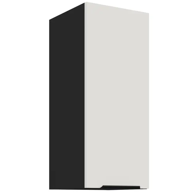 Kuchynská skrinka Aria-Wh/Bl Anti Fingerprint 30g-72 1f