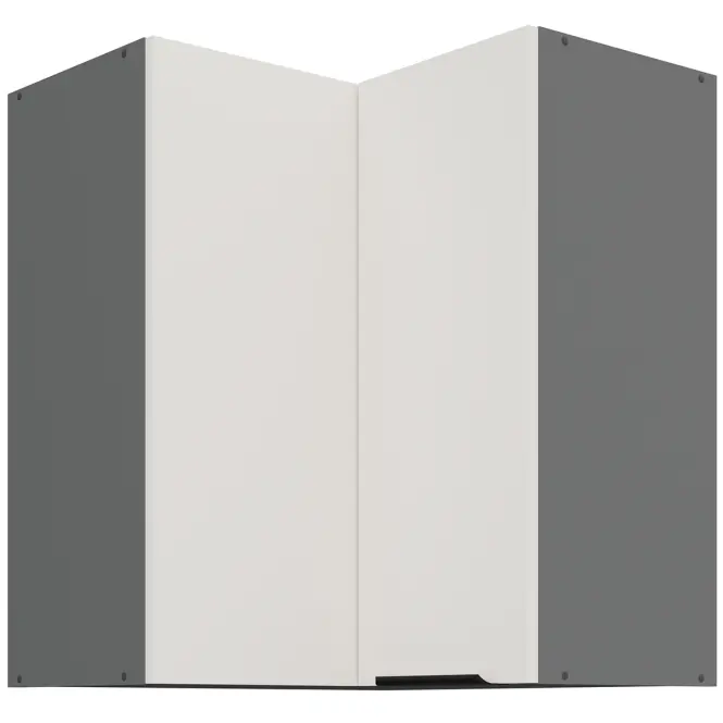 Kuchynská skrinka Aria-Wh/Ant Anti Fingerprint 60x60 Gn-72 2f (90°)