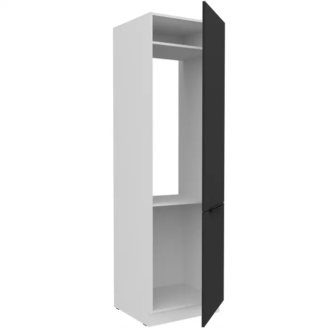 Kuchynská skrinka Aria-Bl/Wh Anti Fingerprint 60lo-210 2f