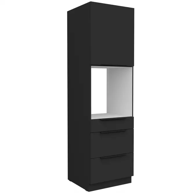 Kuchynská skrinka Aria-Bl/Bl Anti Fingerprint 60dps-210 1f 3s