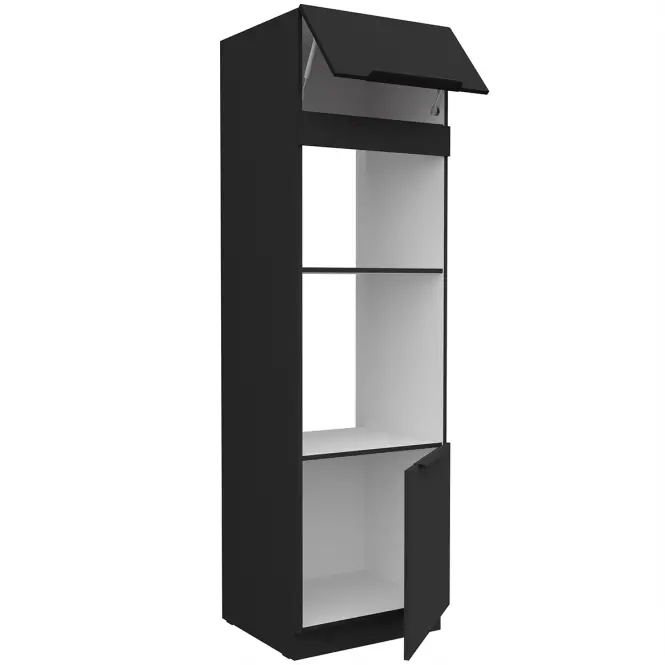 Kuchynská skrinka Aria-Bl/Bl Anti Fingerprint 60dpm-210 2f