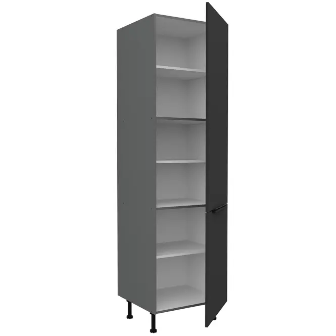 Kuchynská skrinka Aria-Bl/Ant Anti Fingerprint 60dk-215 2f
