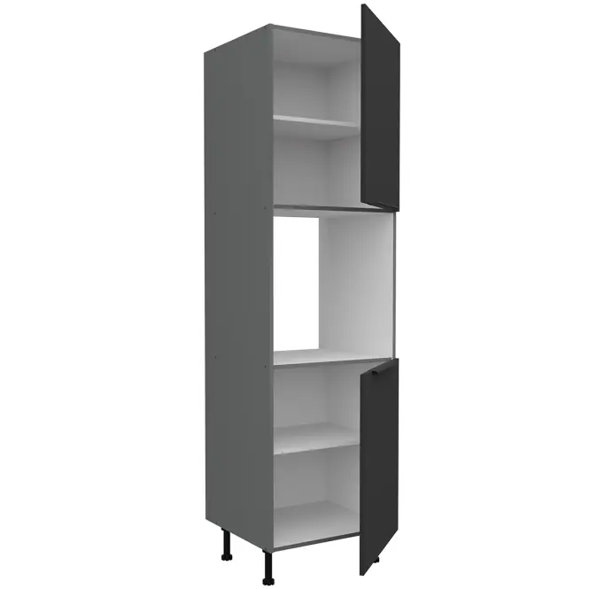 Kuchynská skrinka Aria-Bl/Ant Anti Fingerprint 60dp-215 2f